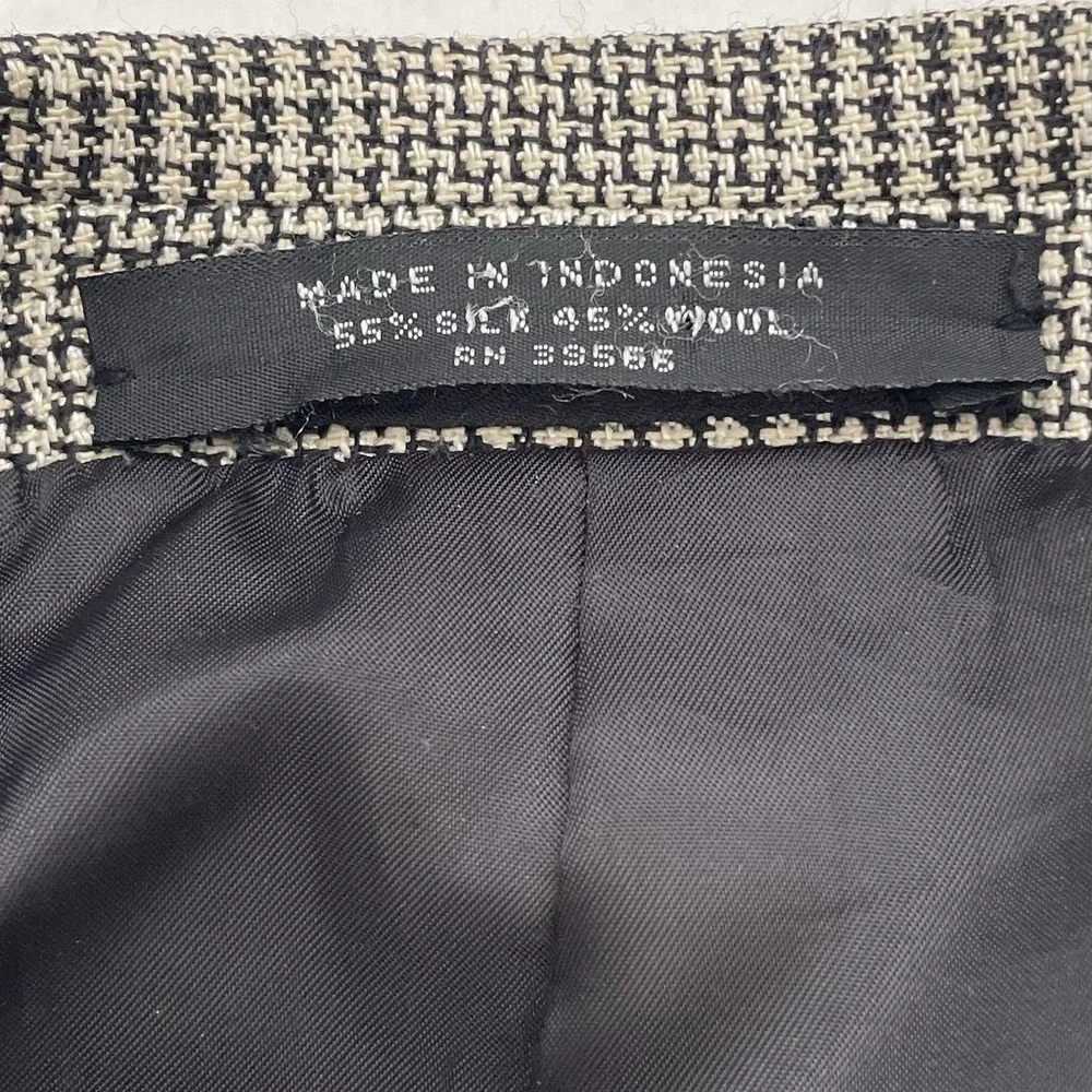 Petrocelli‎ Brown/Beige TWEED Mens HOUNDSTOOTH silk wool sport coat - XXL, 48